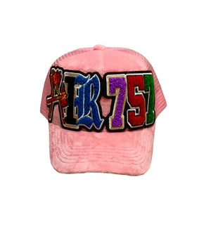 PINK SUED SNAPBACK