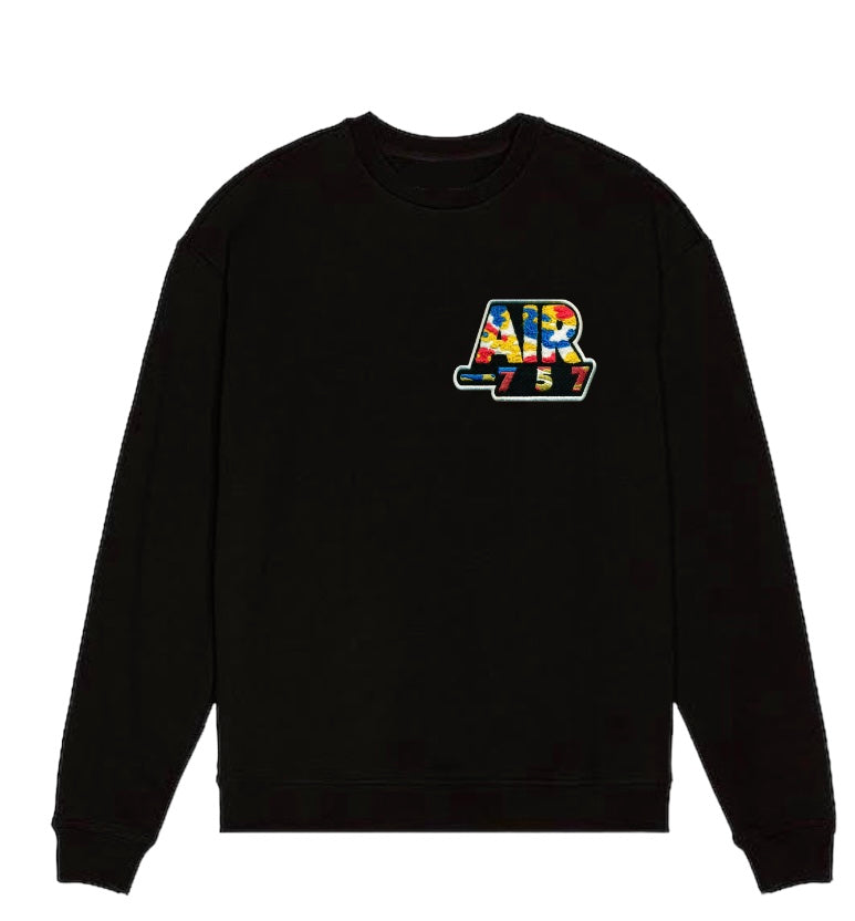 Black MINI Patch Crewneck